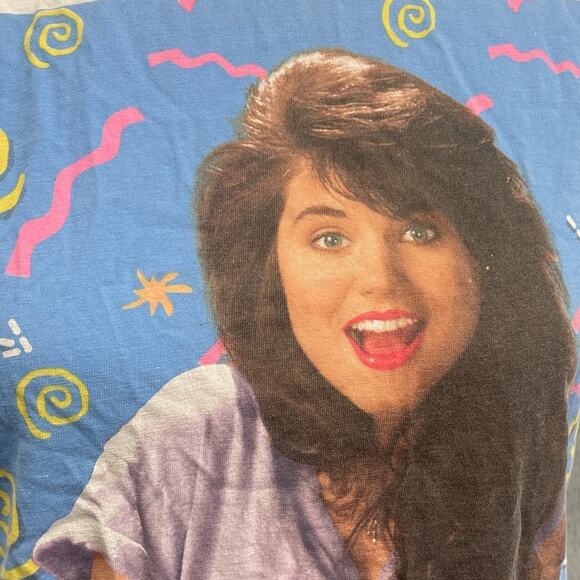 2013 Saved By The Bell Womens Small Kelly 100% Cotton Short Sleeve Tee Shirt - Picture 2 of 4